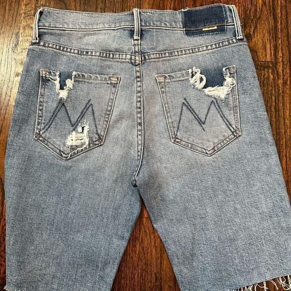 Mother Jean The Trickster Fray Shorts - Picture 5 of 10